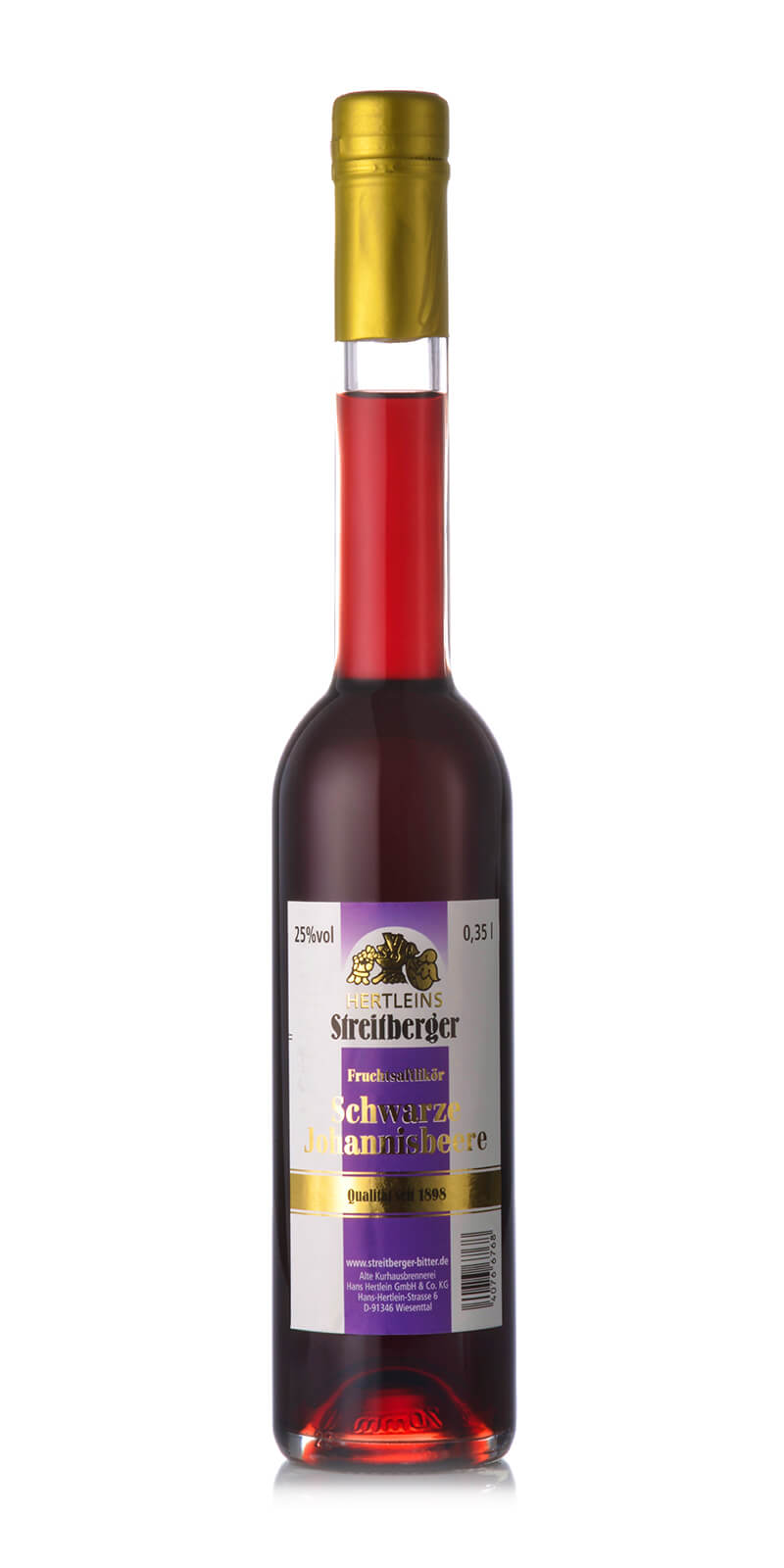 Streitberger Schwarzer Johannisbeerlikör (350ml) - Alte ...